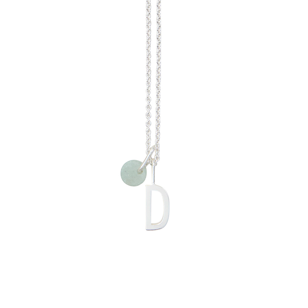 Design Letters Halskedja Silver